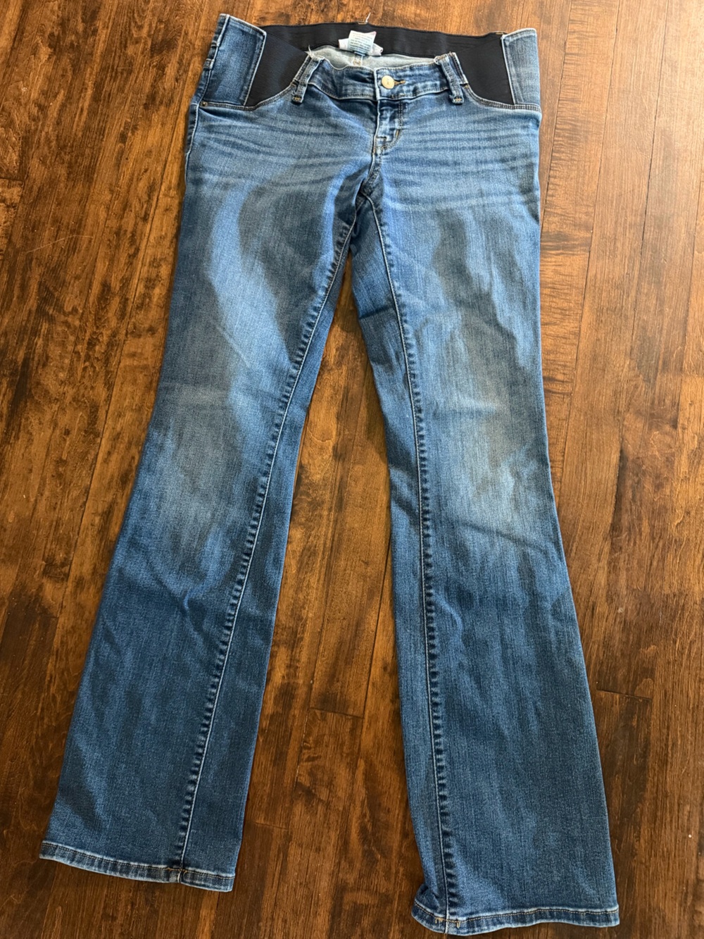 Isabel and Ingrid Maternity Jeans Size 4/27 Bootcut Pregnancy Jeans